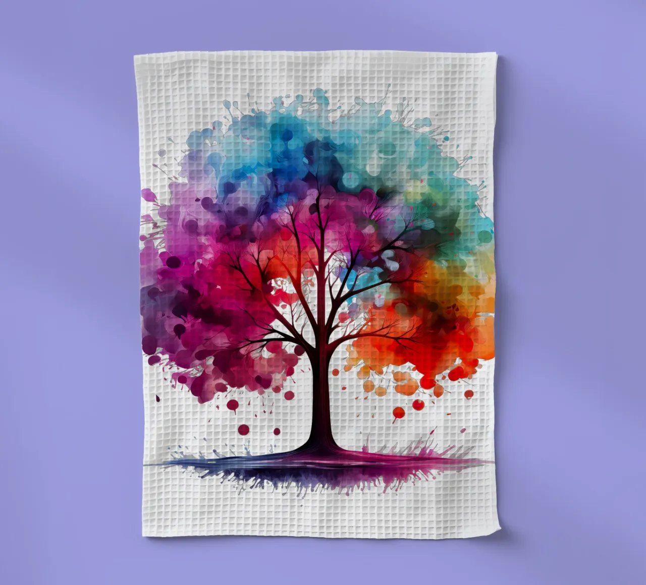 Albero della vita colorato canovaccio da cucina da Spiritual Touch