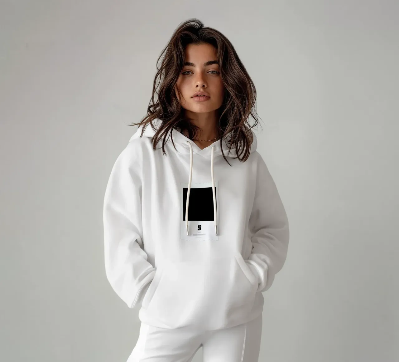 S - Suprematism felpa con cappuccio da The True Type