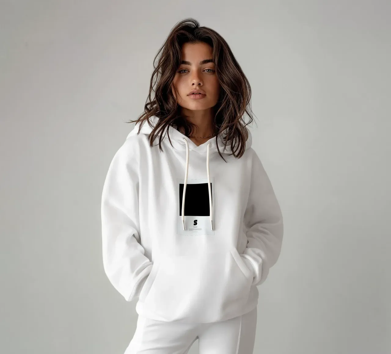 S - Suprematism felpa con cappuccio da The True Type