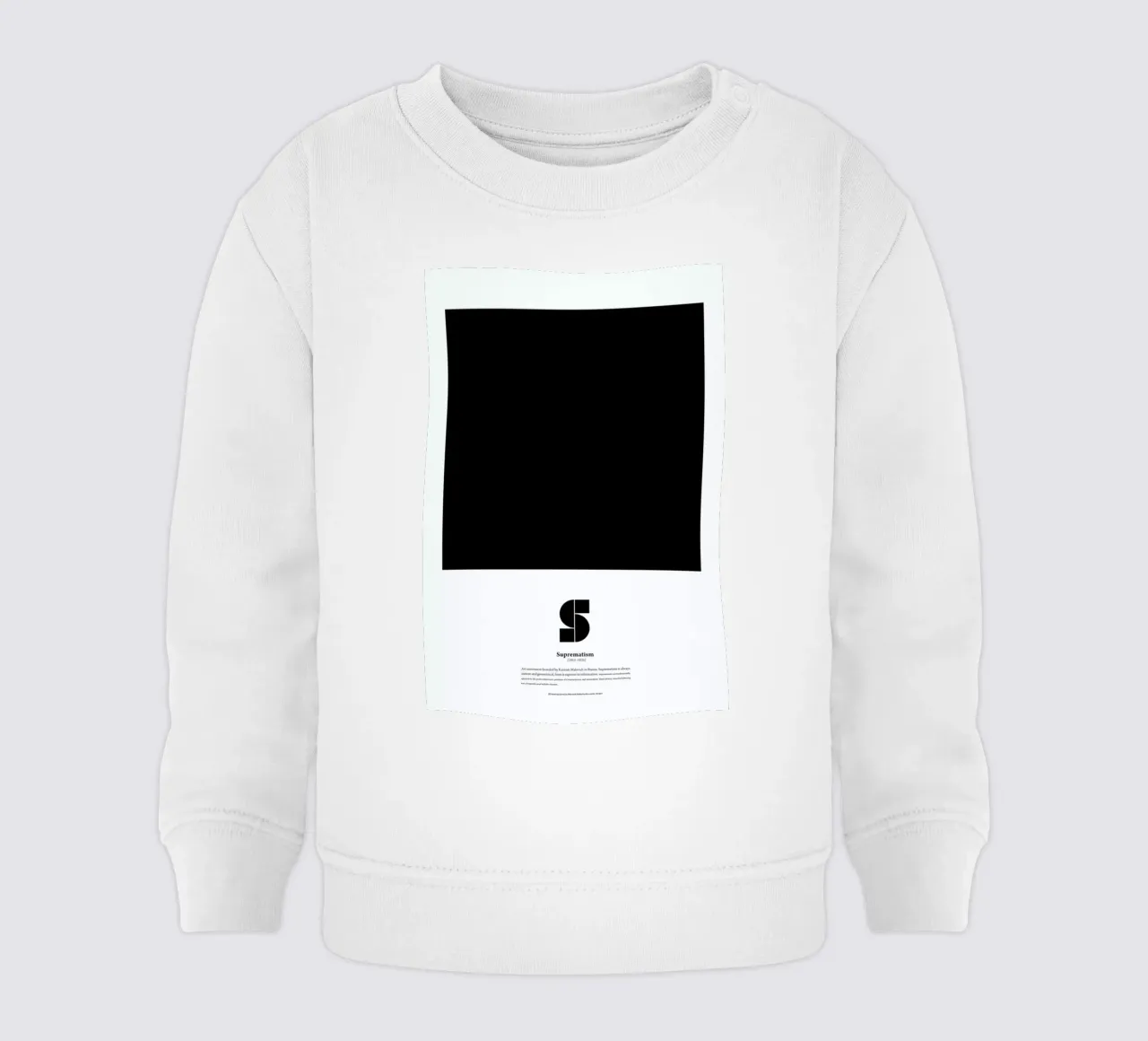 S - Suprematism felpa neonato da The True Type
