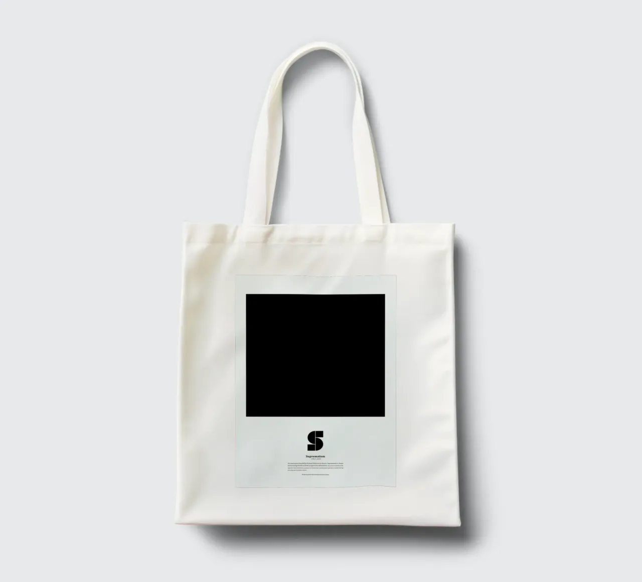 S - Suprematism borsa in juta da The True Type