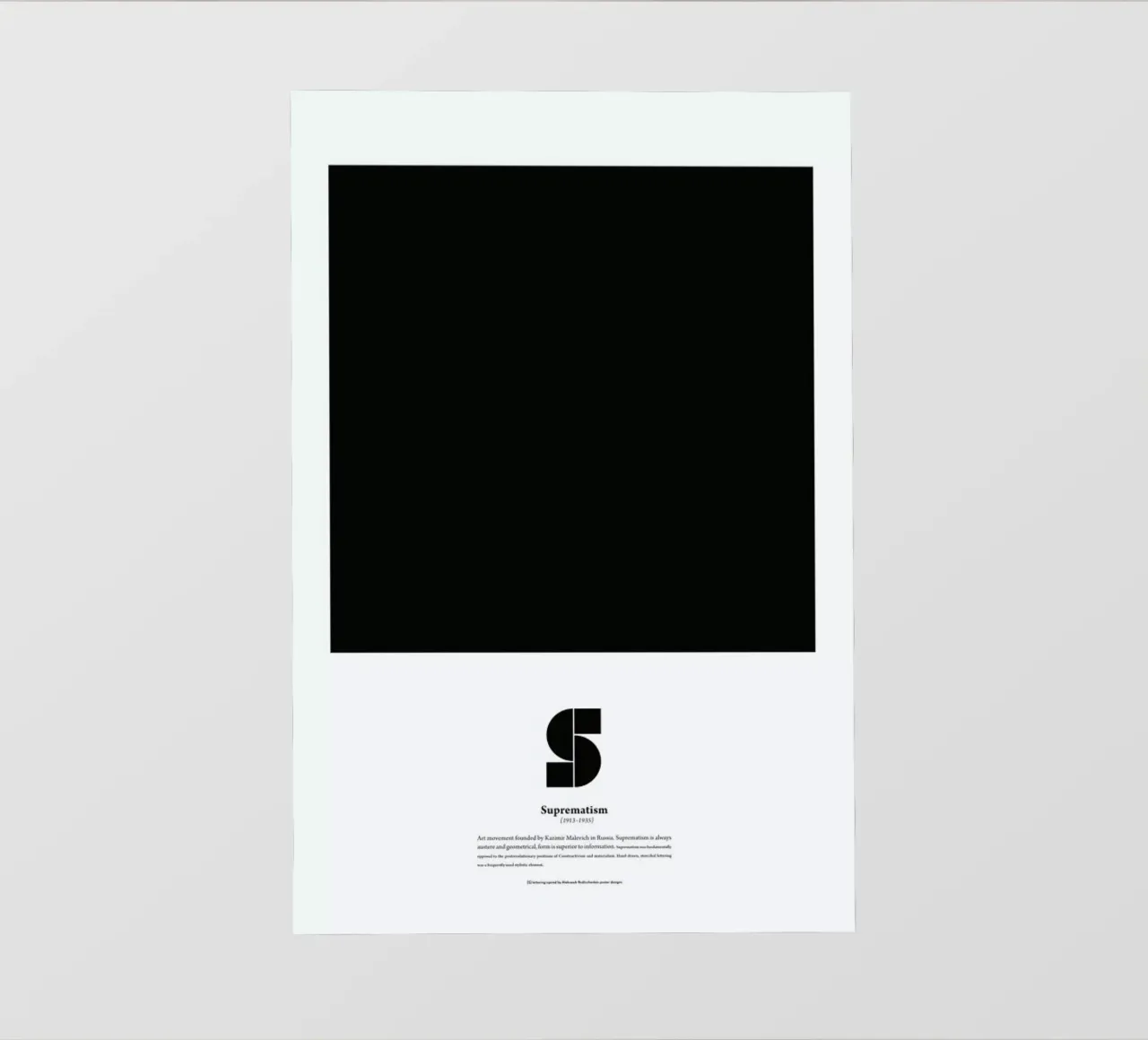 S - Suprematism pellicola backlit da The True Type