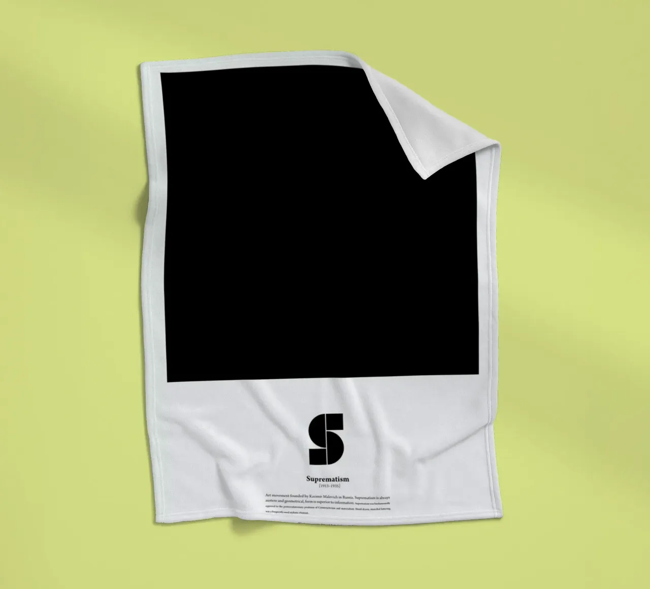 S - Suprematism coperta in pile da The True Type