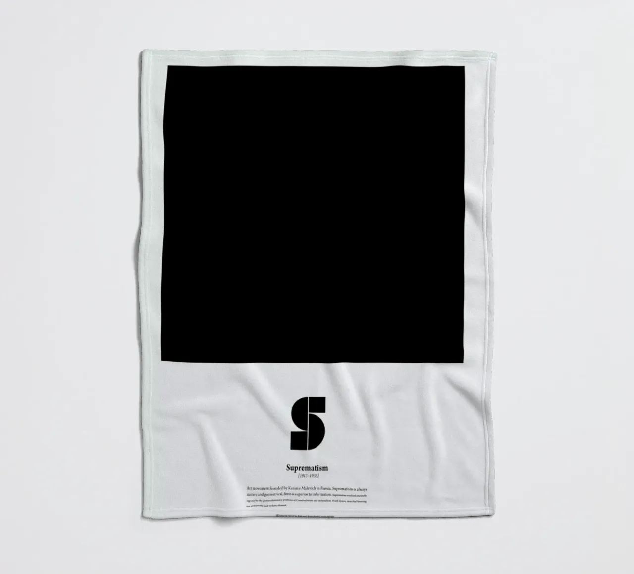 S - Suprematism coperta in pile da The True Type