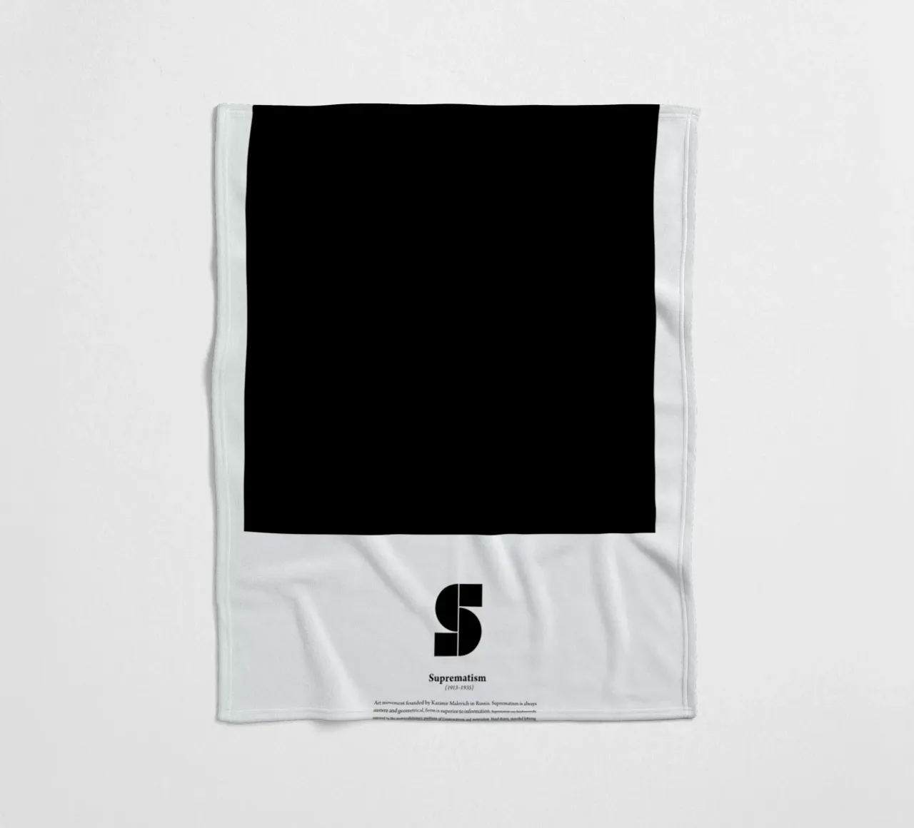 S - Suprematism coperta in pile da The True Type