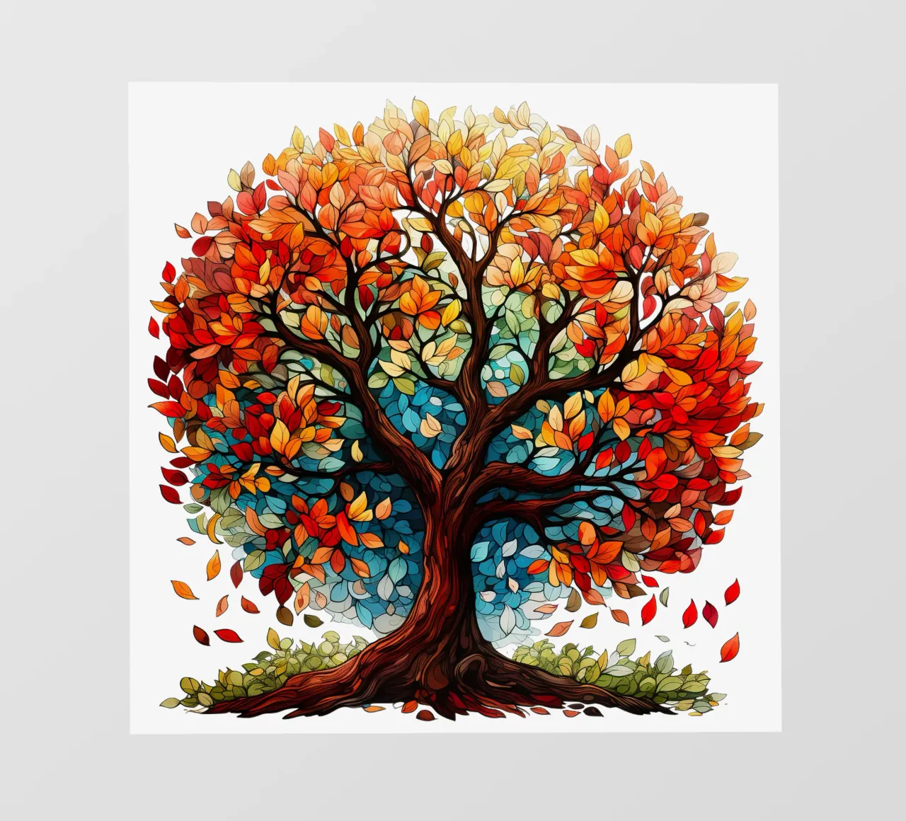 Albero della vita colorato pellicola backlit da Spiritual Touch