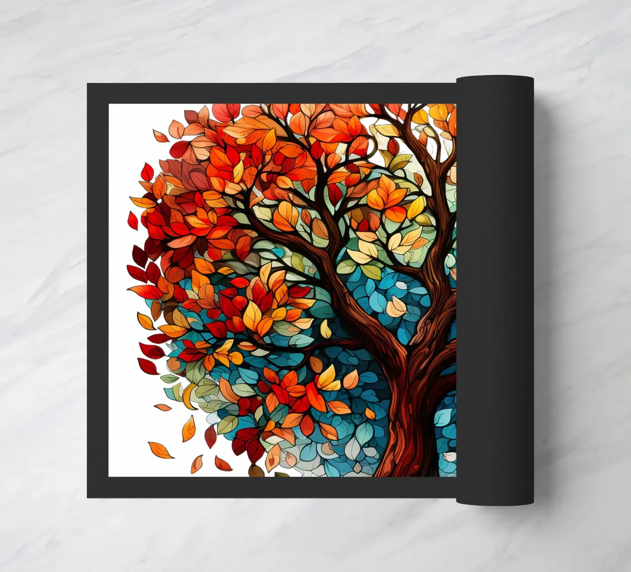 Albero della vita colorato zerbino da Spiritual Touch