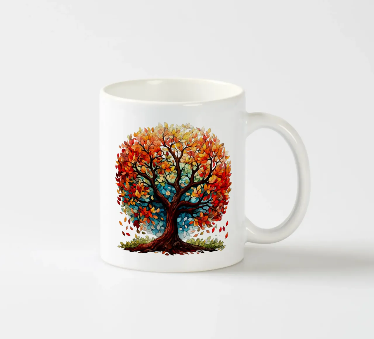 Albero della vita colorato tazza in ceramica da Spiritual Touch