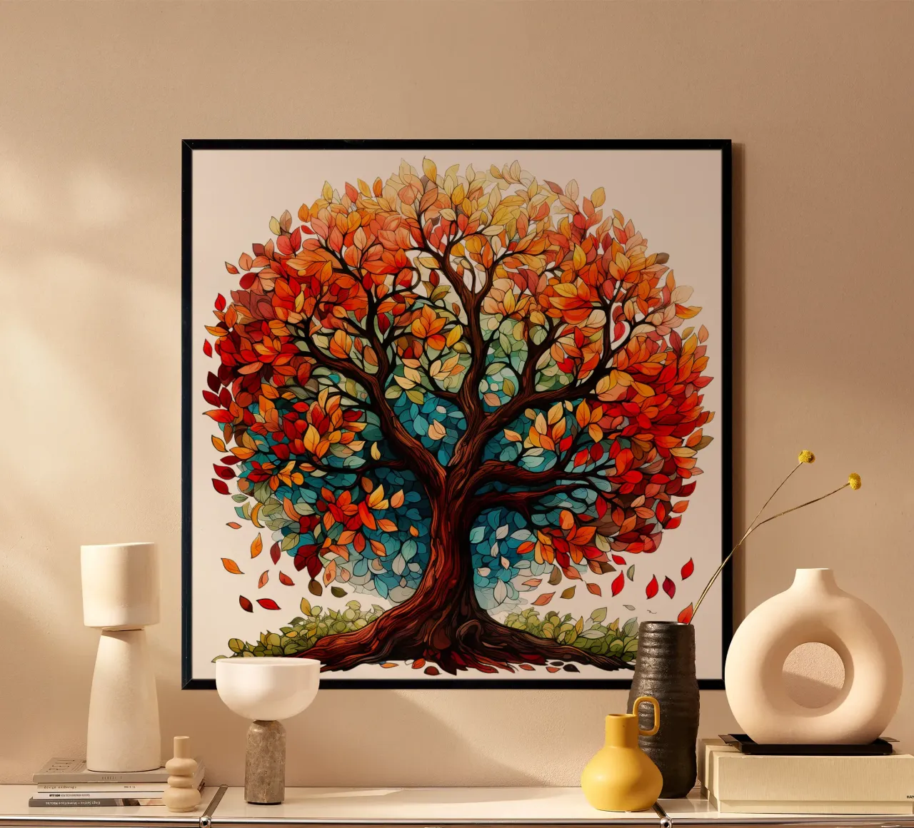 Albero della vita colorato carta hahnemühle da Spiritual Touch