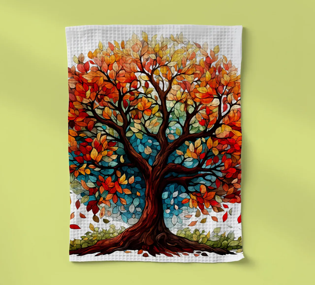 Albero della vita colorato canovaccio da cucina da Spiritual Touch