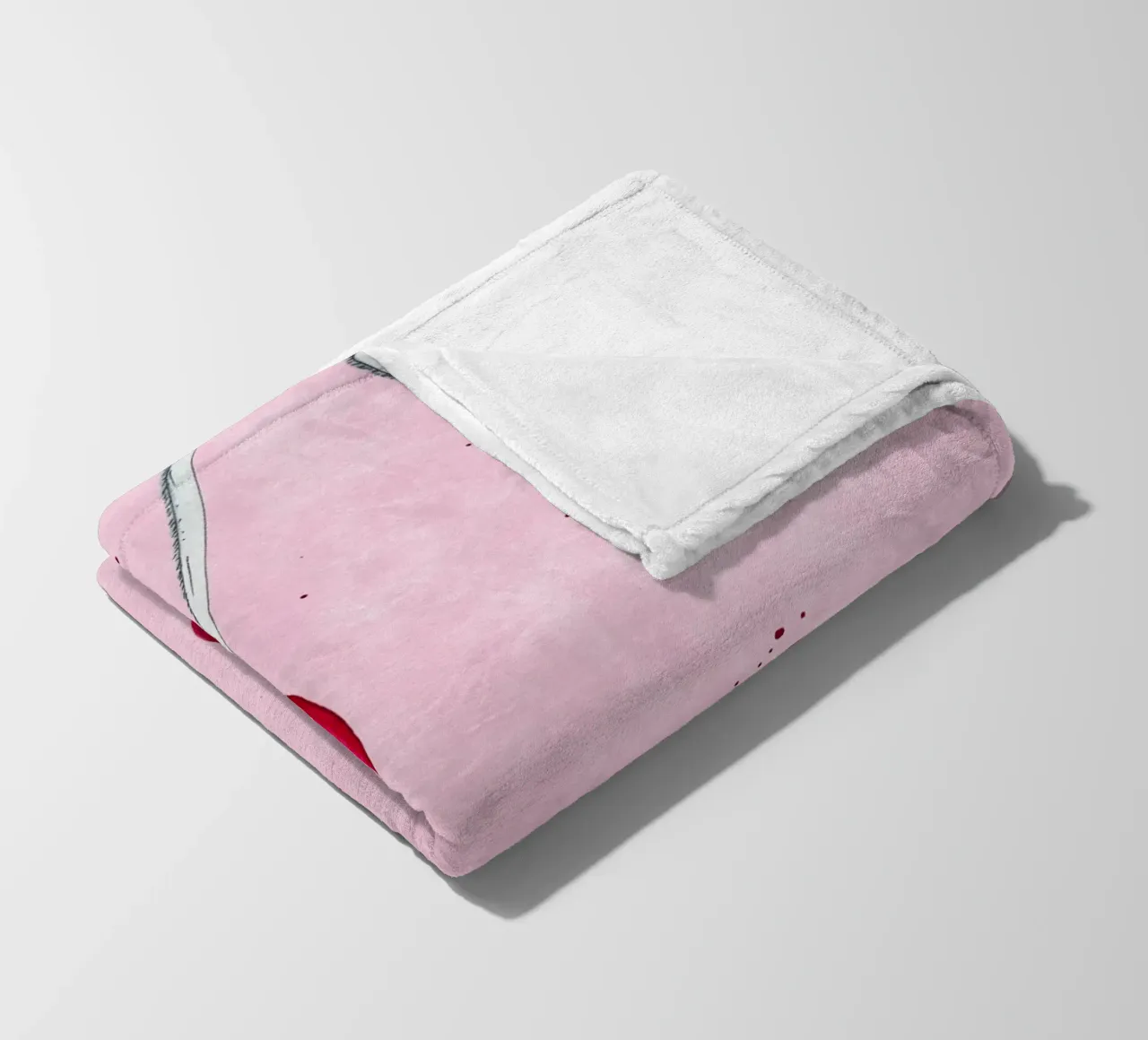 Lollipop Heart coperta in pile da Illustration Raissa Oltmanns