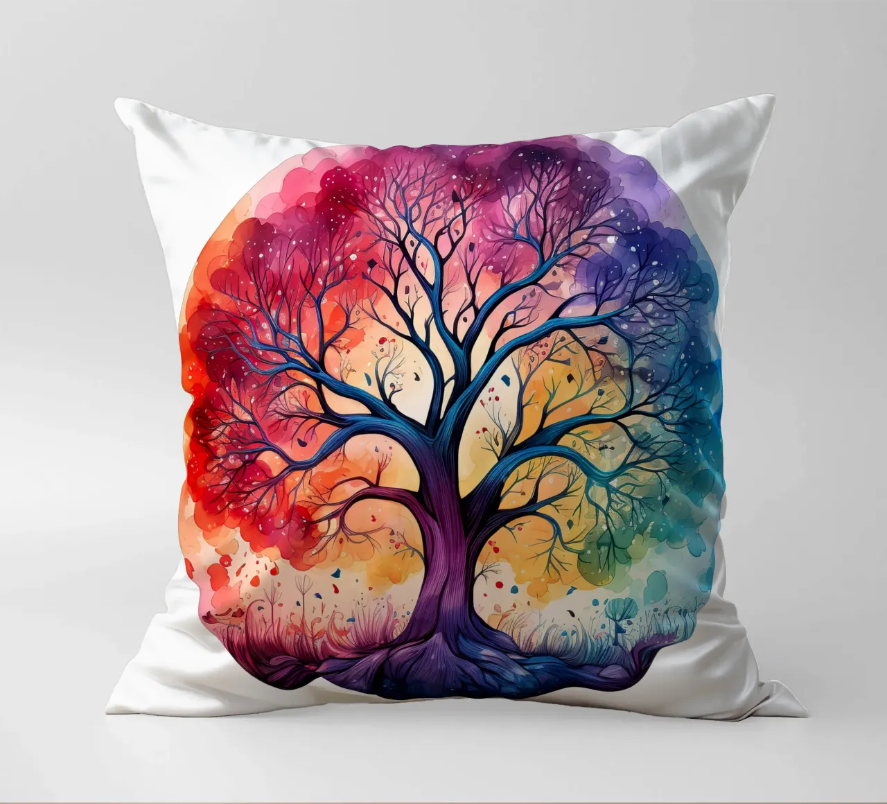Albero della vita colorato cuscino da Spiritual Touch