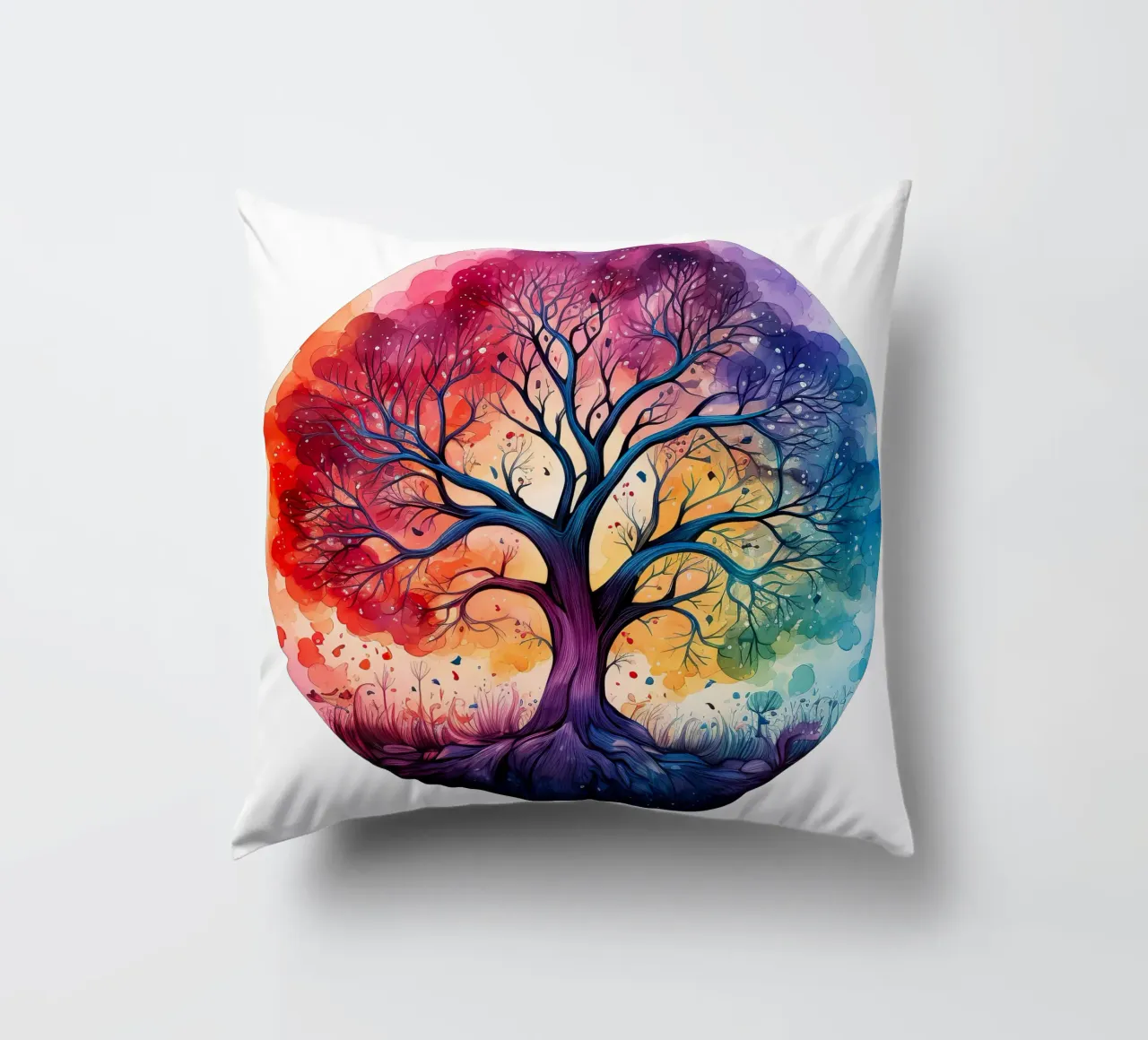 Albero della vita colorato cuscino da Spiritual Touch