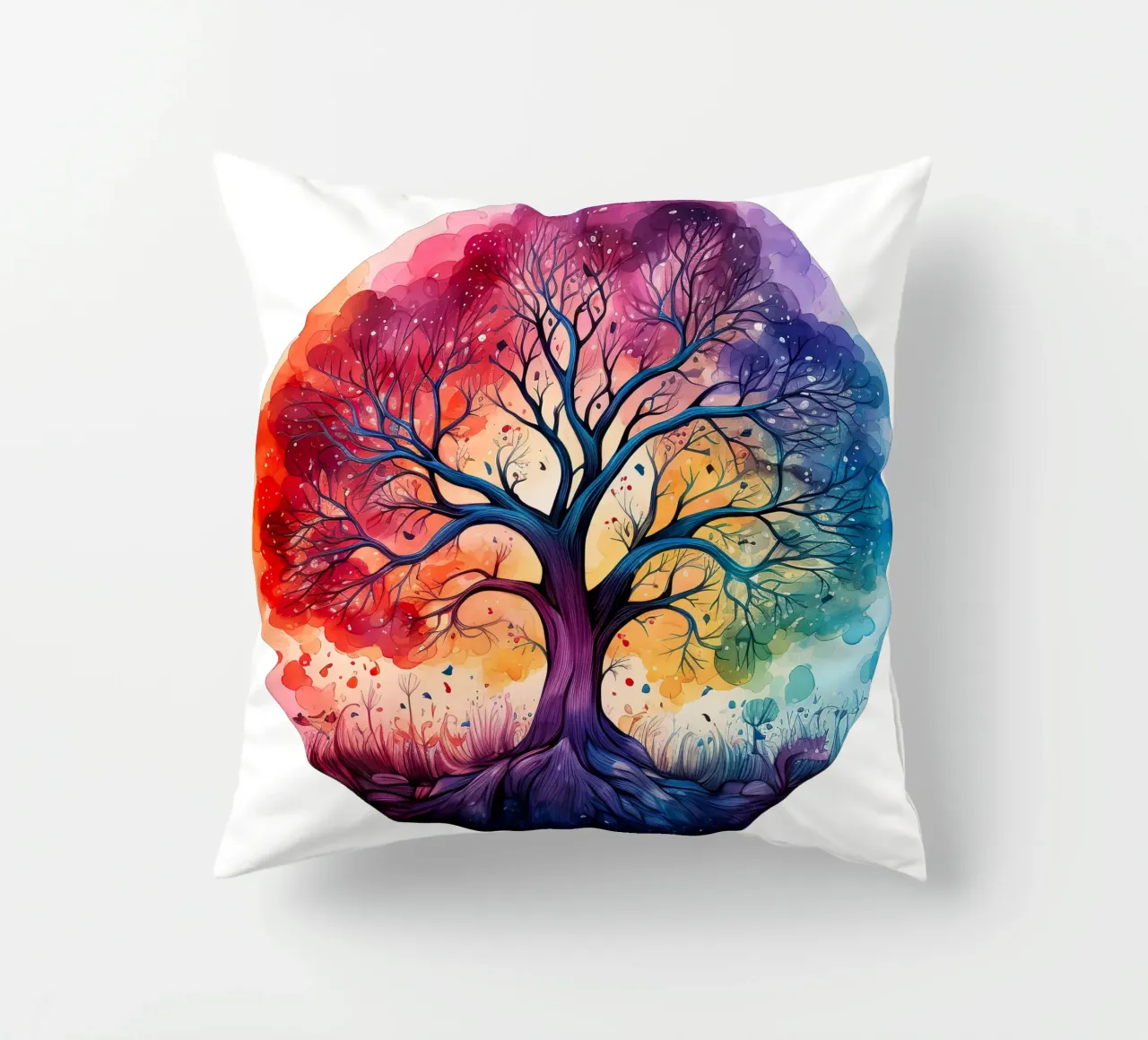 Albero della vita colorato cuscino da Spiritual Touch