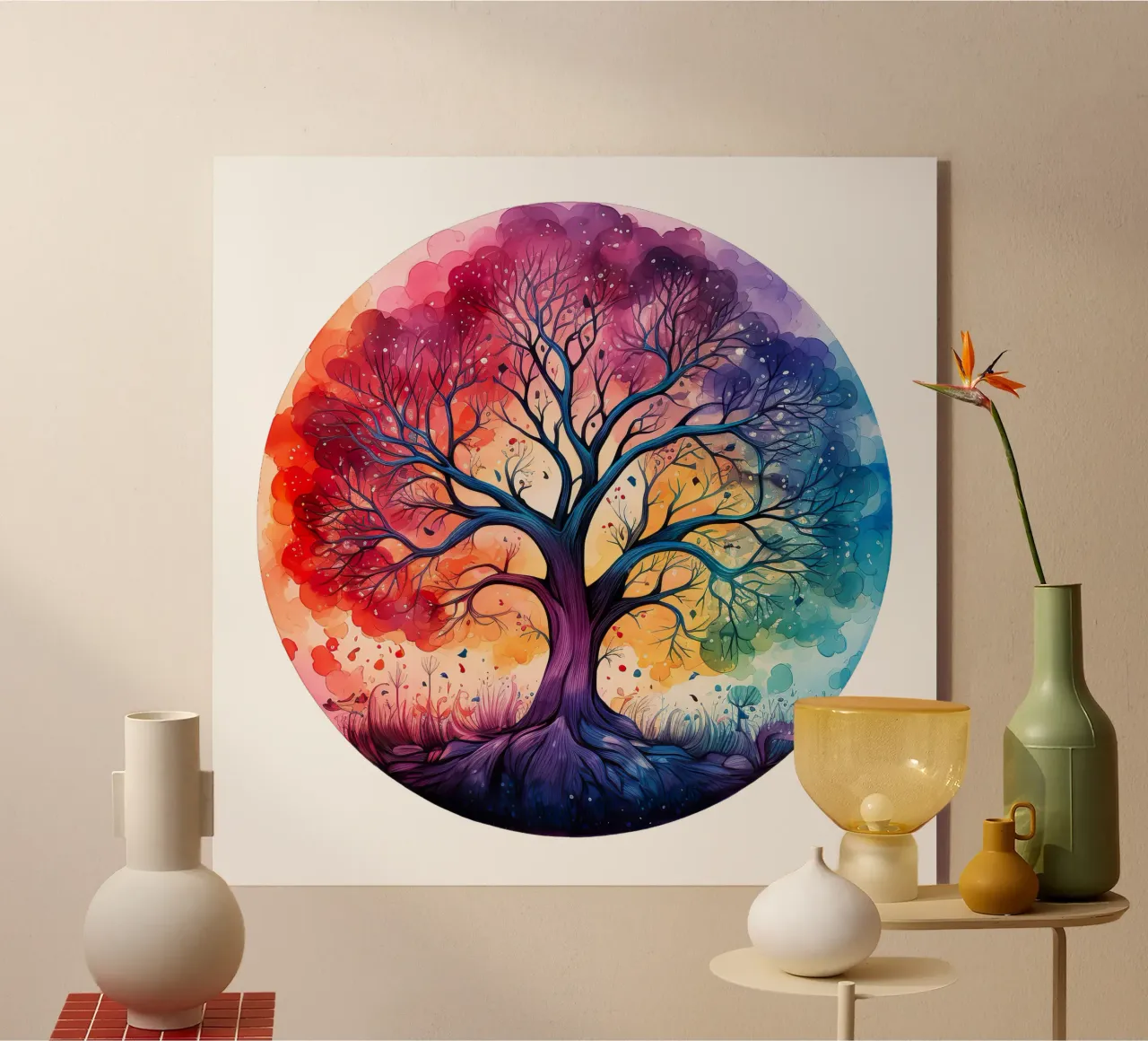 Albero della vita colorato plexiglass da Spiritual Touch