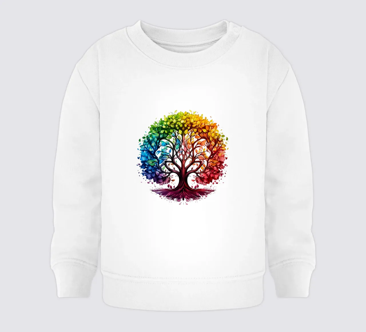 Albero della vita colorato felpa neonato da Spiritual Touch