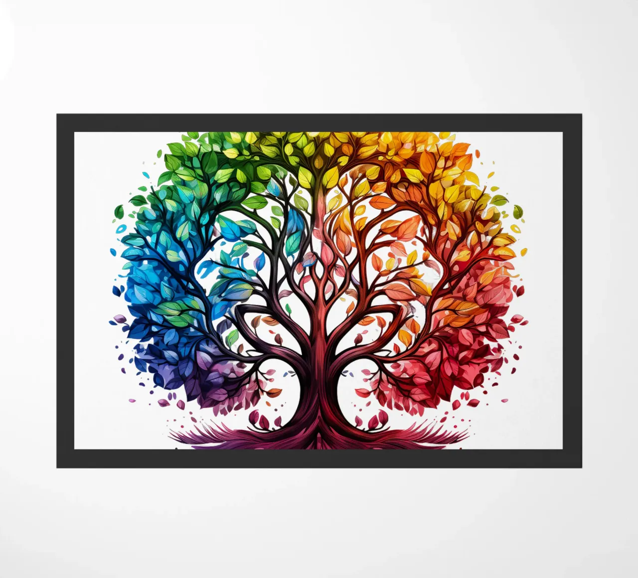 Albero della vita colorato zerbino da Spiritual Touch