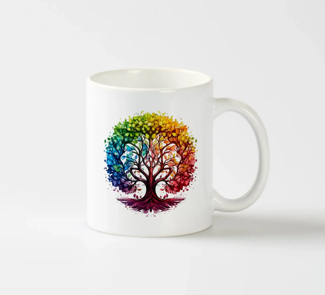 Albero della vita colorato tazza in ceramica da Spiritual Touch