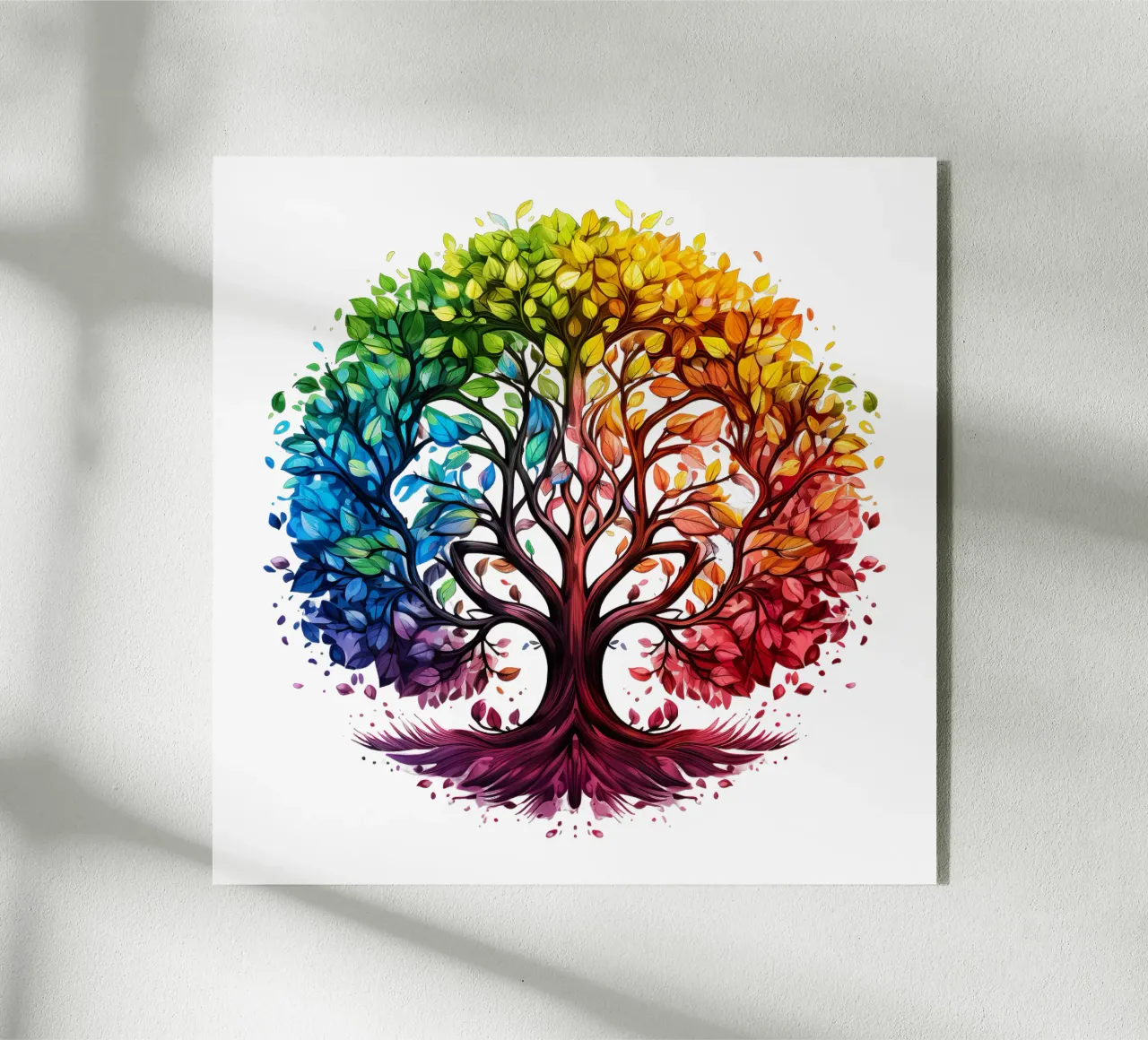Albero della vita colorato plexiglass da Spiritual Touch