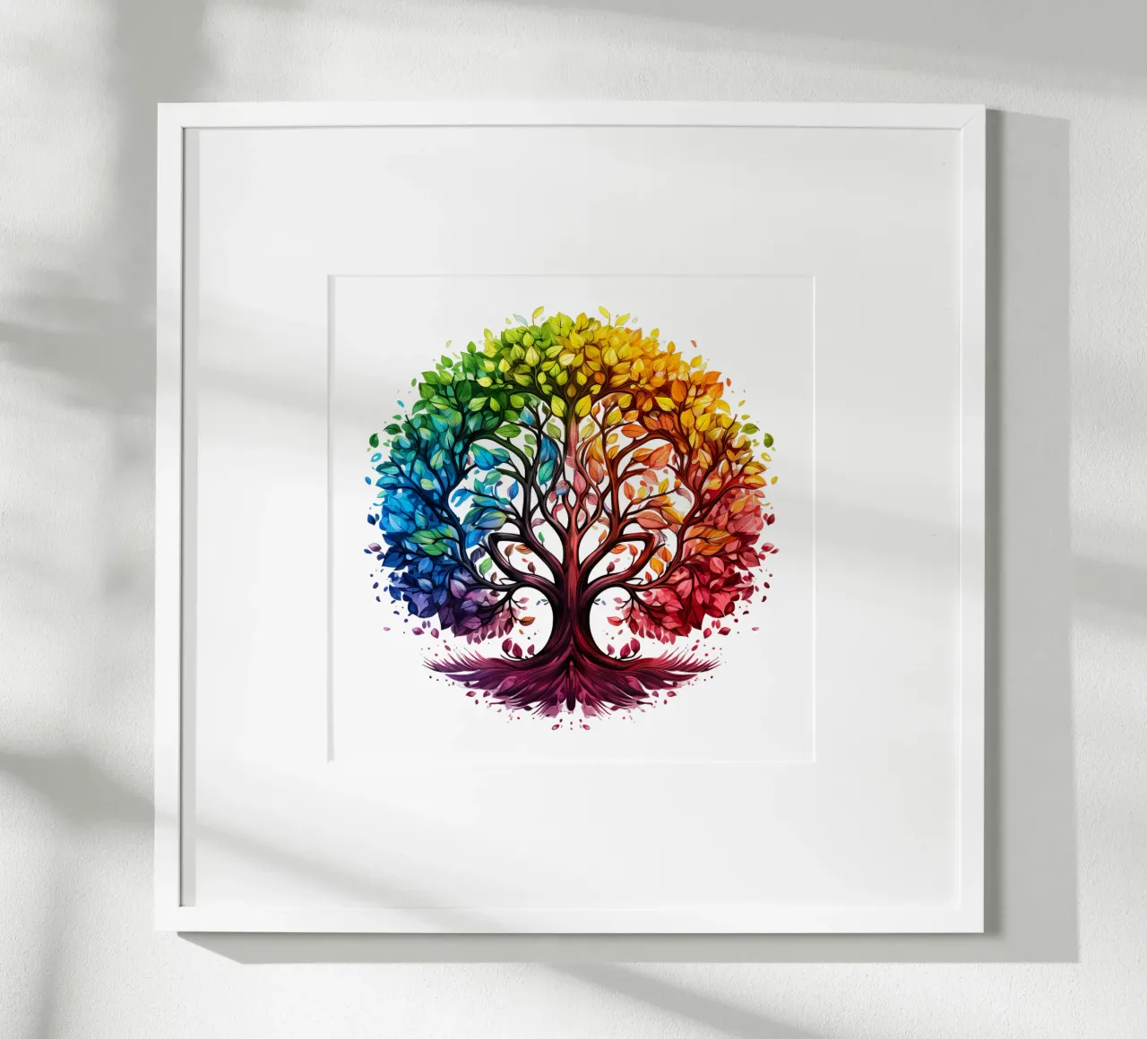 Albero della vita colorato carta hahnemühle da Spiritual Touch