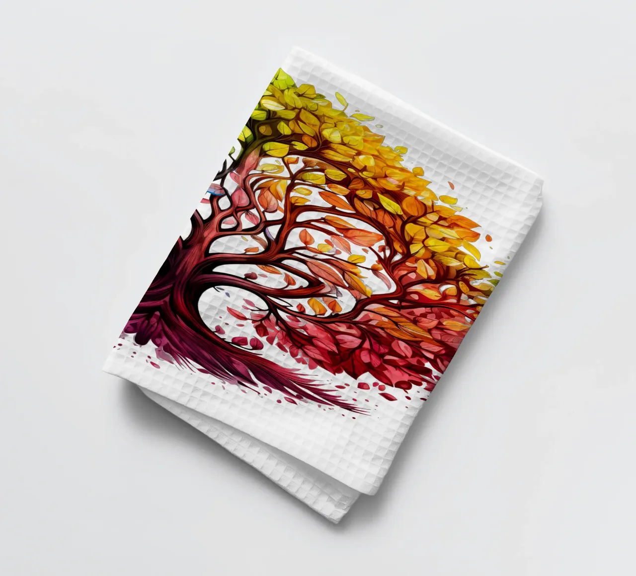 Albero della vita colorato canovaccio da cucina da Spiritual Touch
