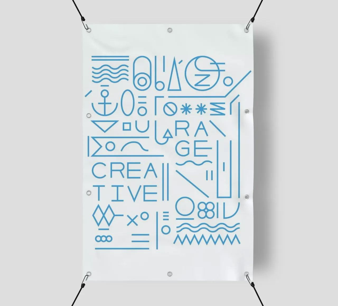Creative telo in pvc da Tyler Dale