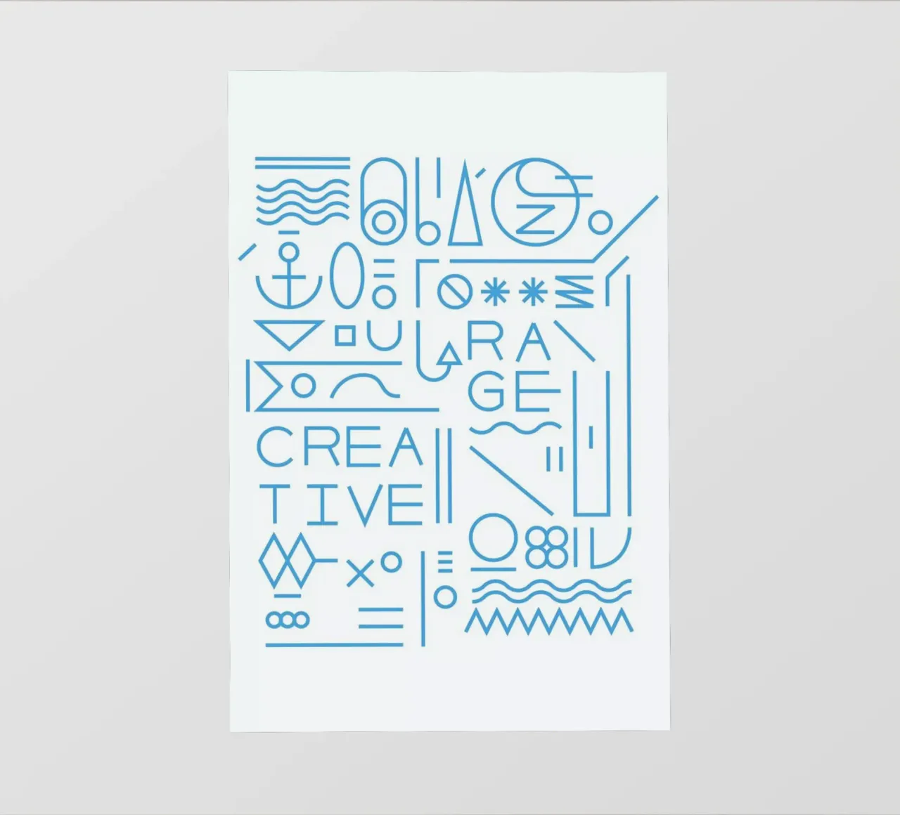 Creative telo in pvc da Tyler Dale