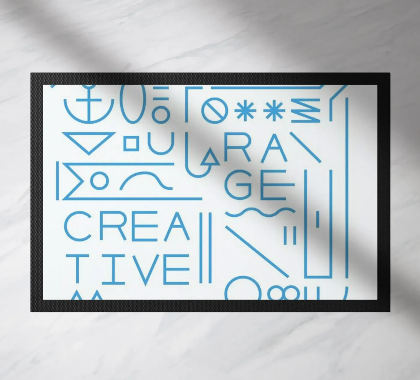Creative deurmat van Tyler Dale
