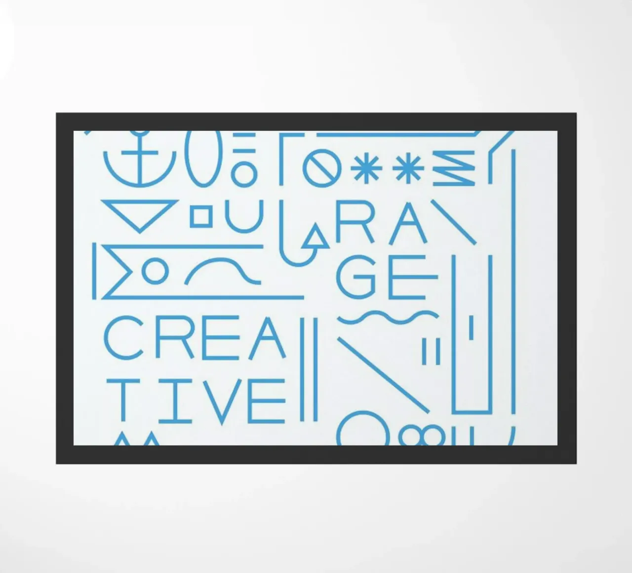 Creative doormat by Tyler Dale