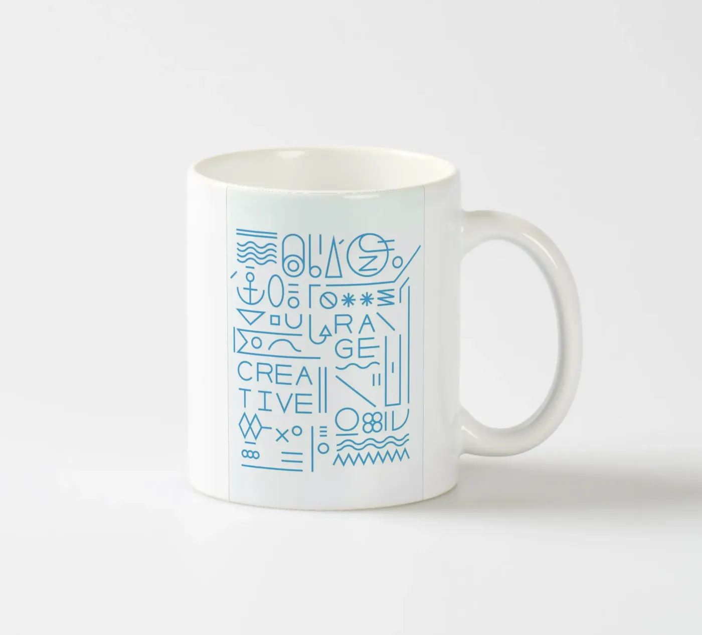 Creative ceramic mug by Tyler Dale