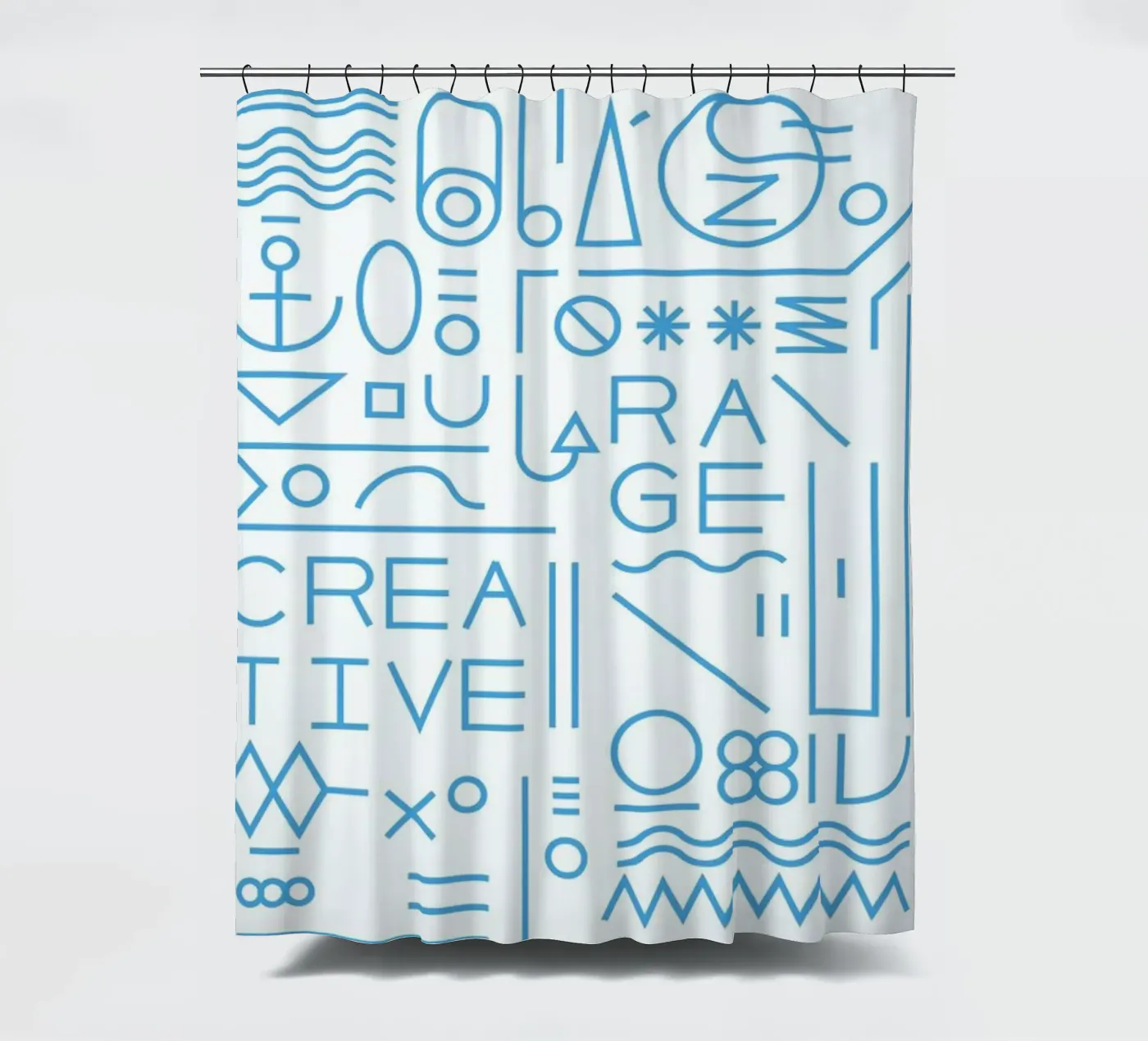 Creative douchegordijn van Tyler Dale