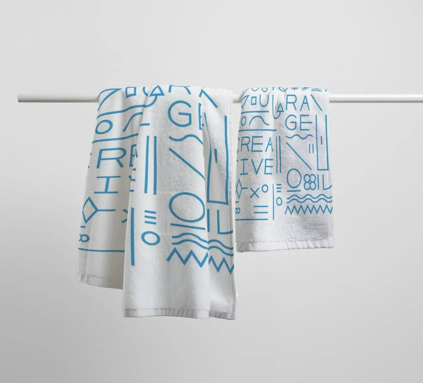 Creative badhanddoek van Tyler Dale