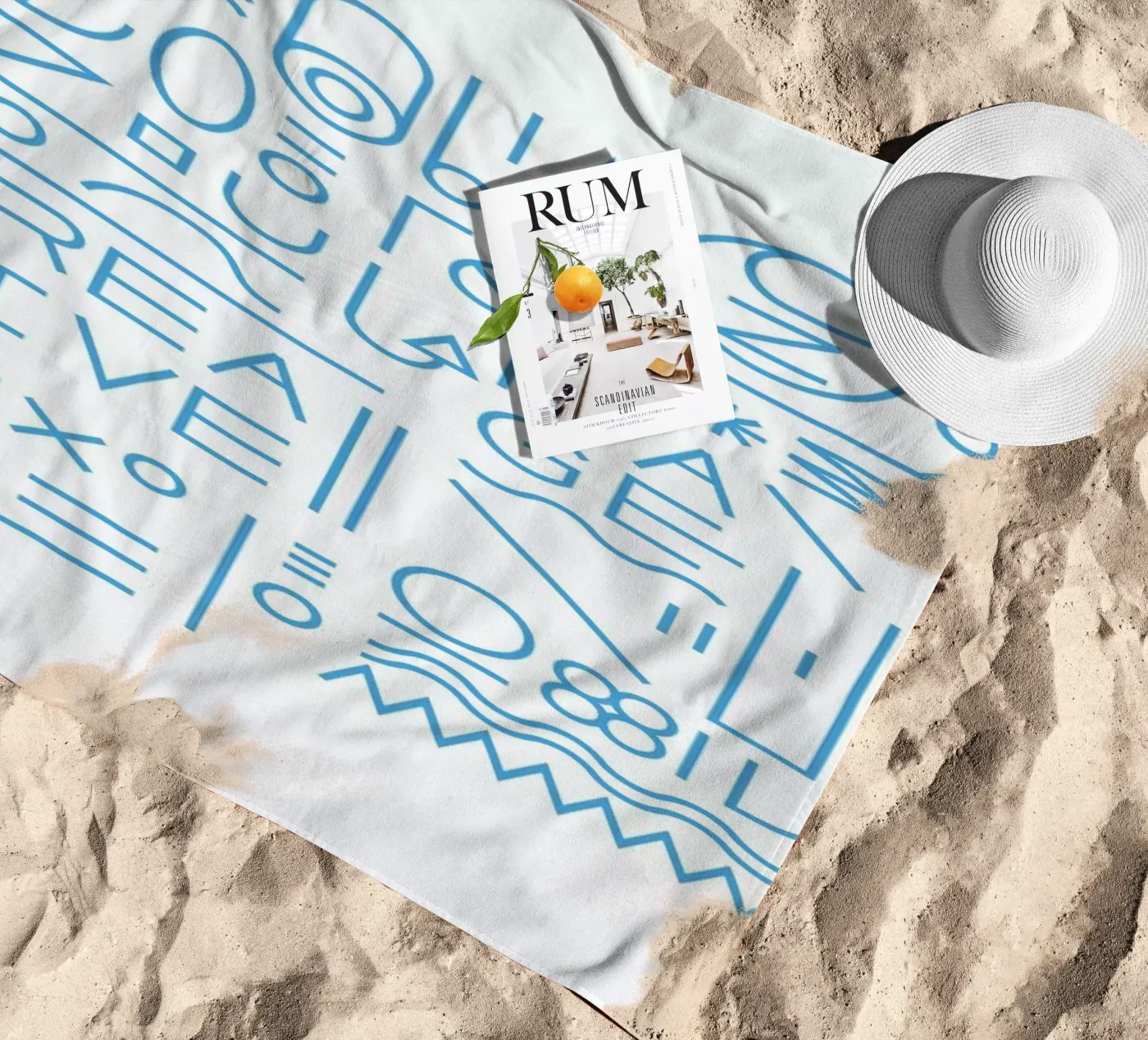 Creative beach towel by Tyler Dale