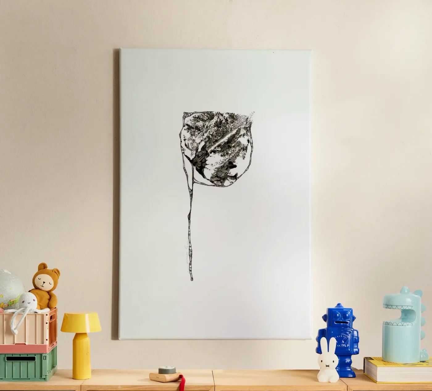 P canvas by Marina Guiu