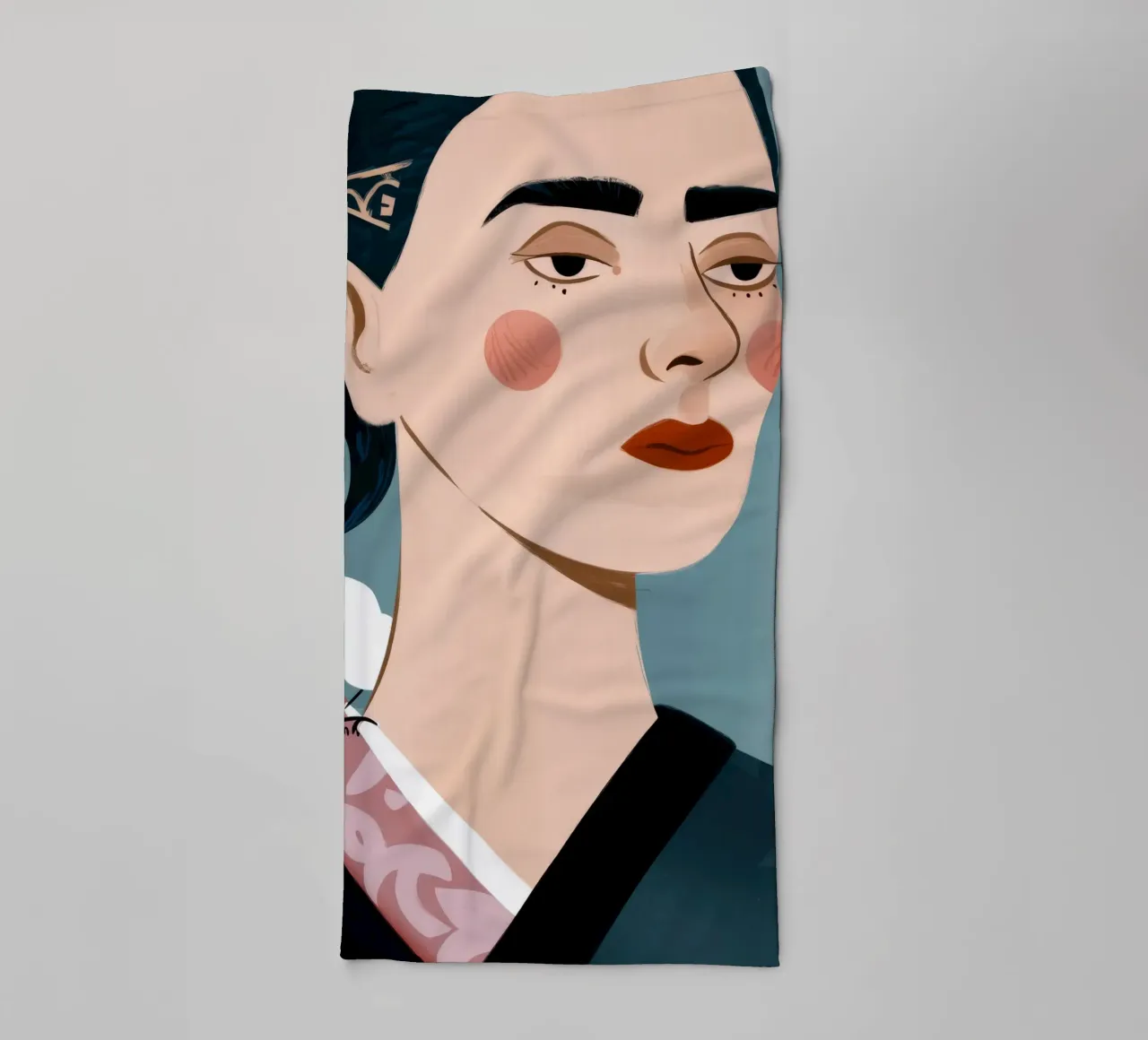 Bird on Shoulder towel by Demar Galleria