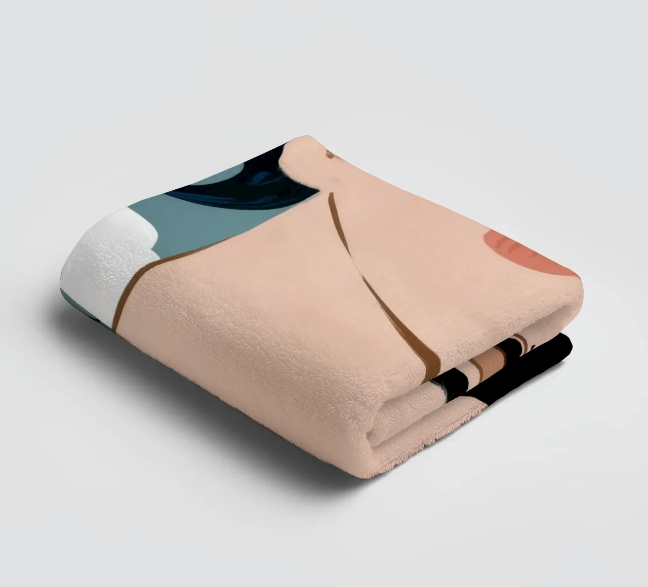 Bird on Shoulder towel by Demar Galleria