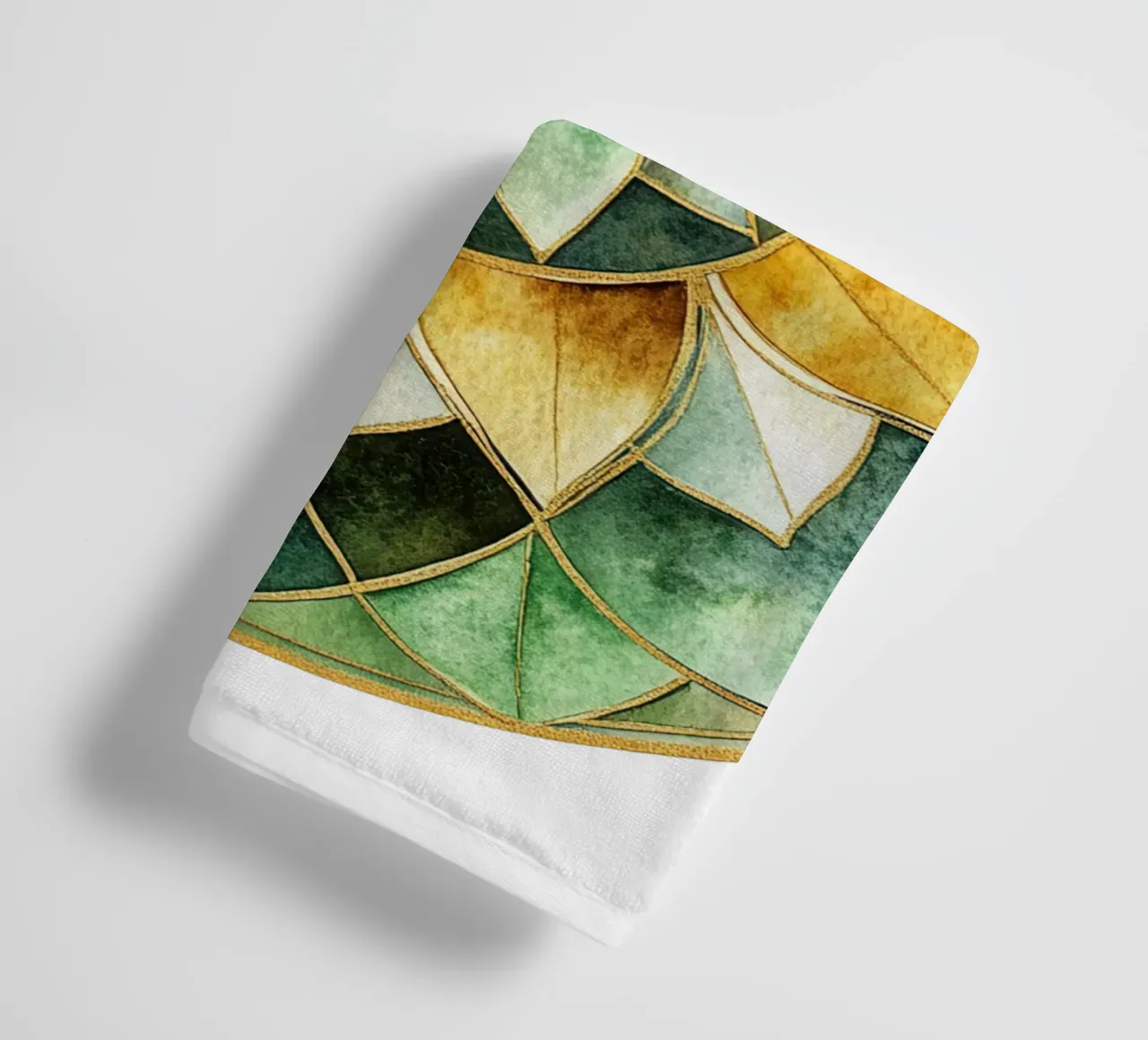 Mandala di salvia ad acquerello asciugamano da bagno da Spiritual Touch