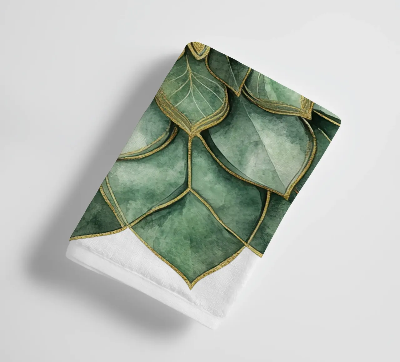 Mandala di salvia ad acquerello asciugamano da bagno da Spiritual Touch