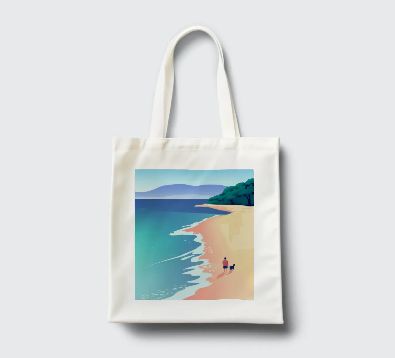 Passeggiata sulla spiaggia borsa in juta da Demar Galleria