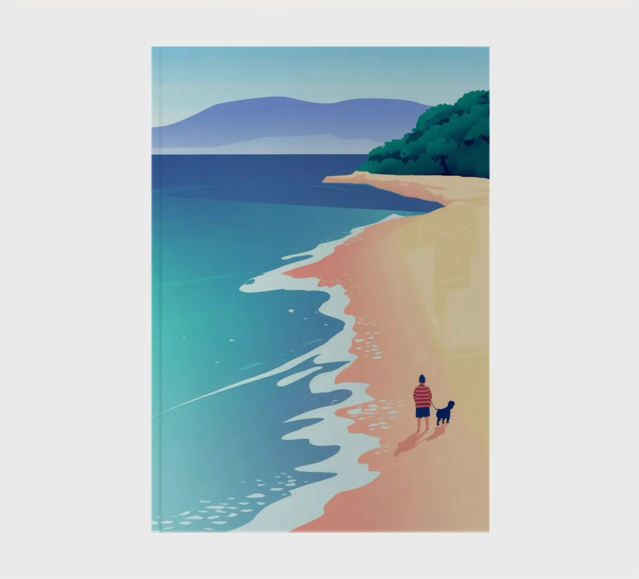 Beach Walk notebook by Demar Galleria