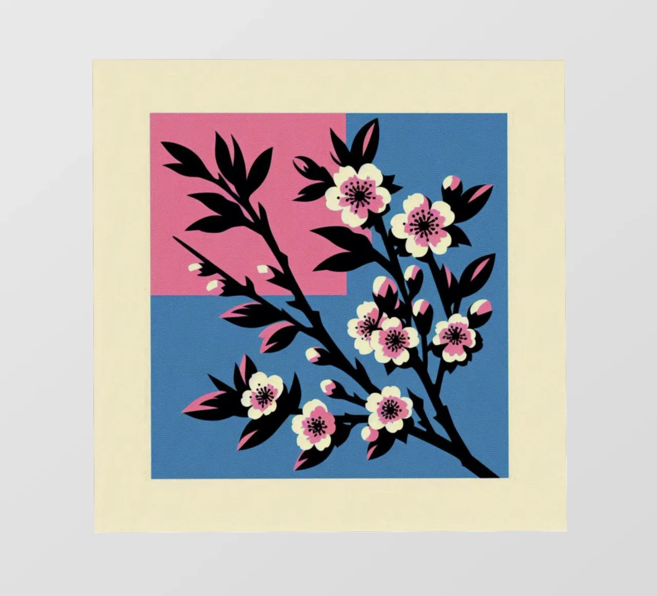 Sakura - Stampa poster d'epoca pellicola backlit da posterprints-by-nomad