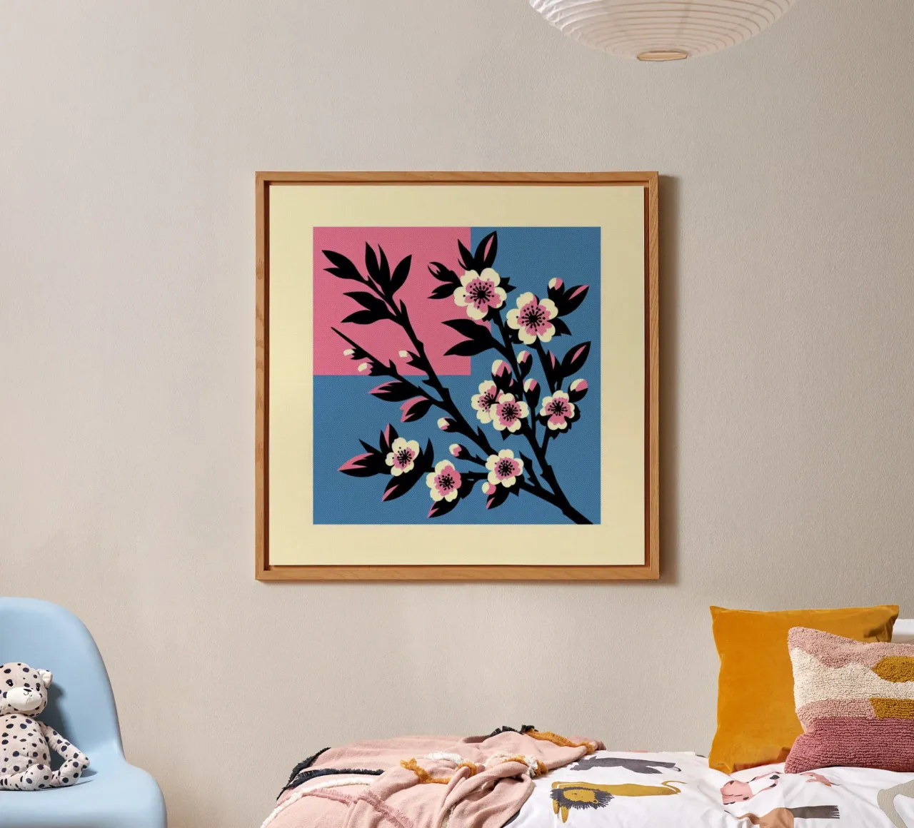 Sakura - Stampa poster d'epoca alluminio dibond da posterprints-by-nomad