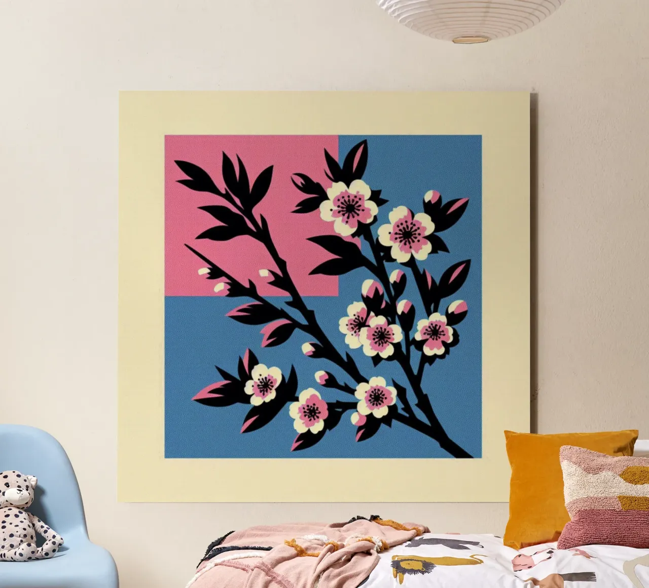 Sakura - Stampa poster d'epoca alluminio dibond da posterprints-by-nomad