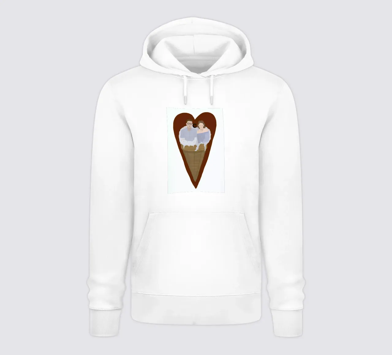 Two Scoops Are Better hoodie by Amalia Restrepo