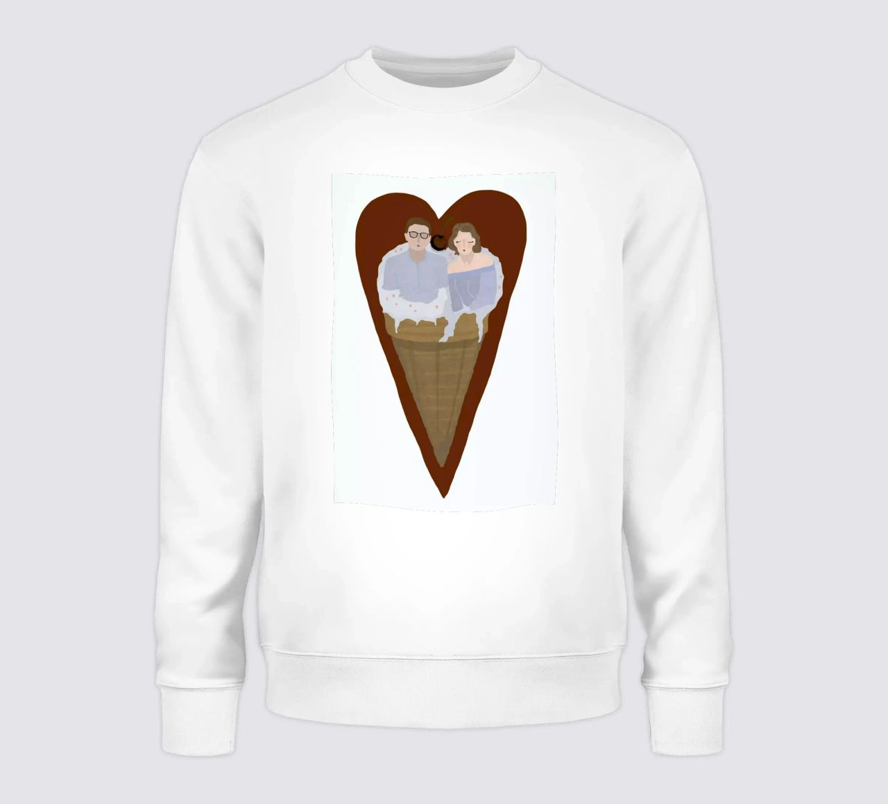 Two Scoops Are Better sudadera de Amalia Restrepo