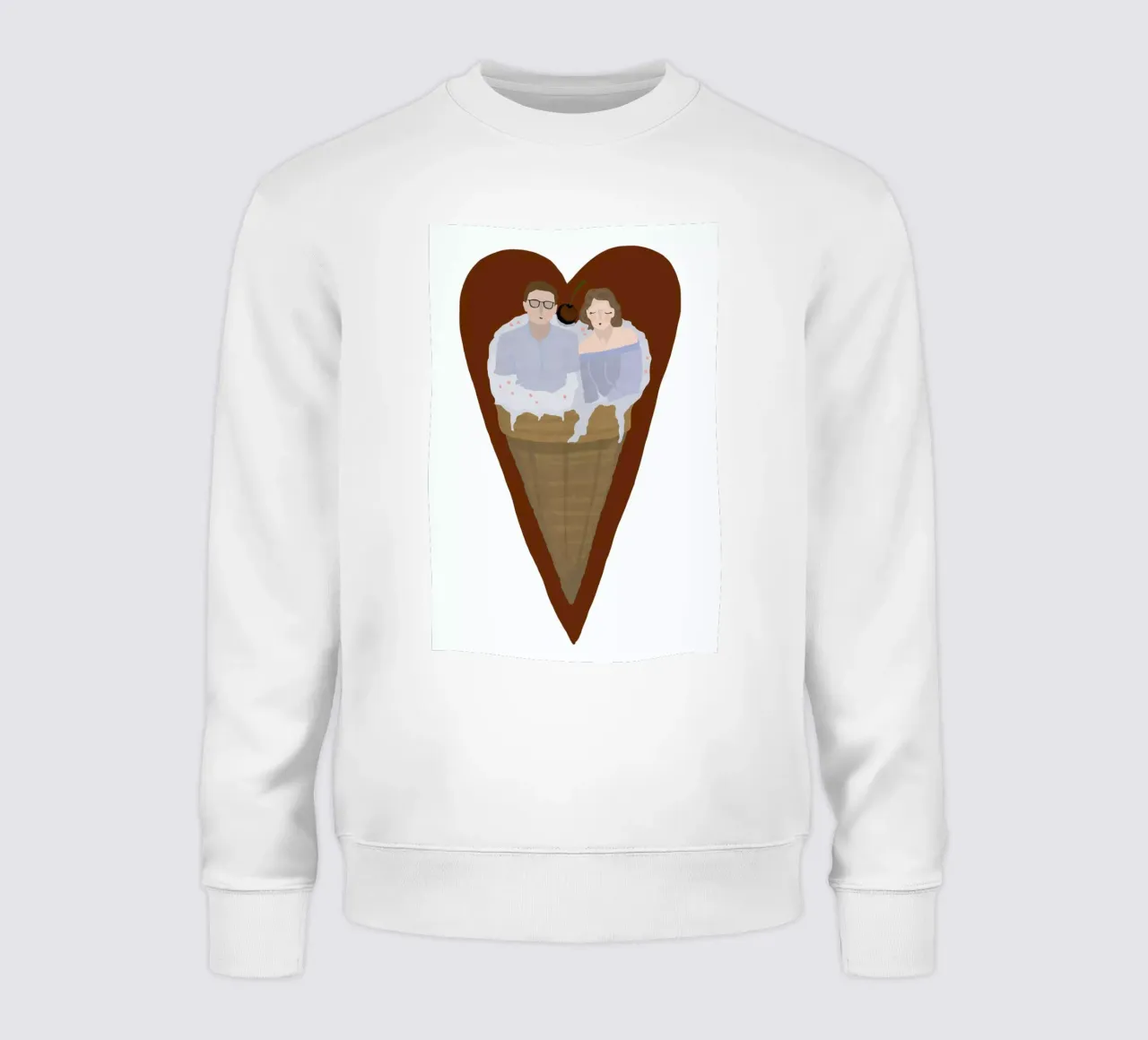 Two Scoops Are Better Sweatshirt von Amalia Restrepo