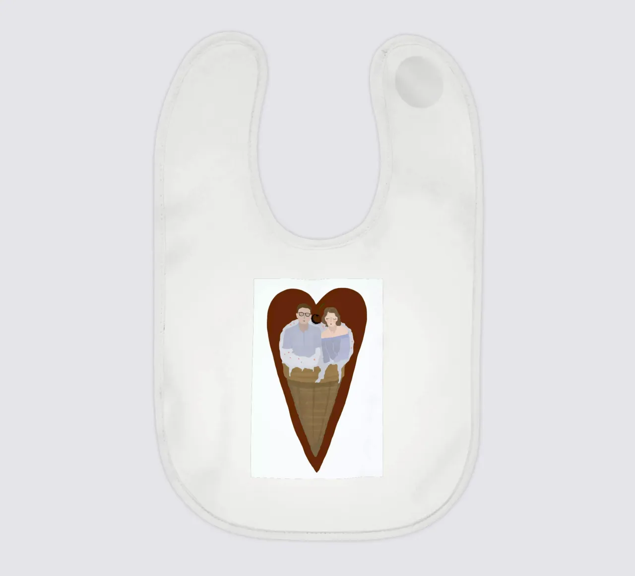 Two Scoops Are Better bavaglino da Amalia Restrepo