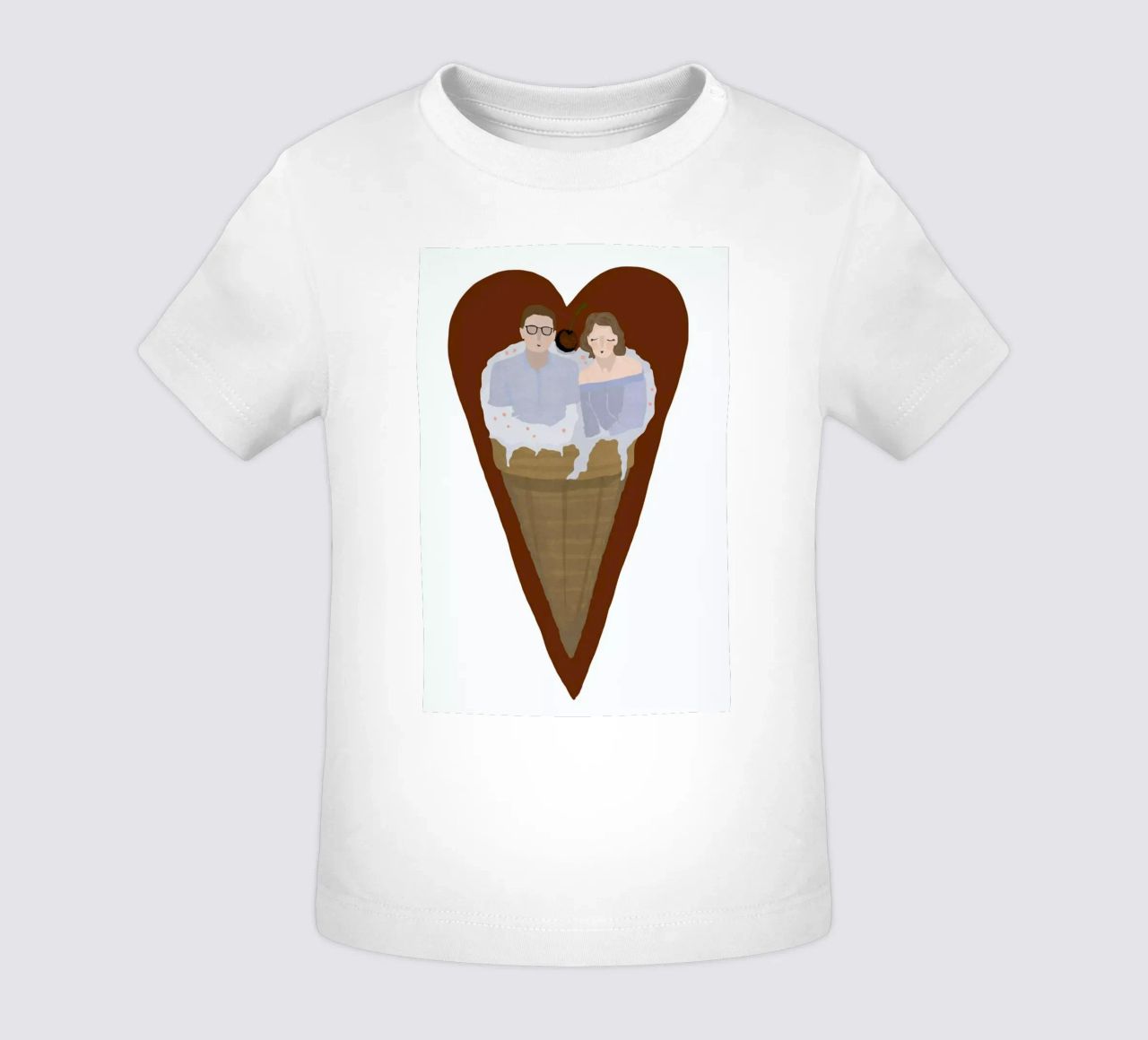 Two Scoops Are Better maglietta neonato da Amalia Restrepo