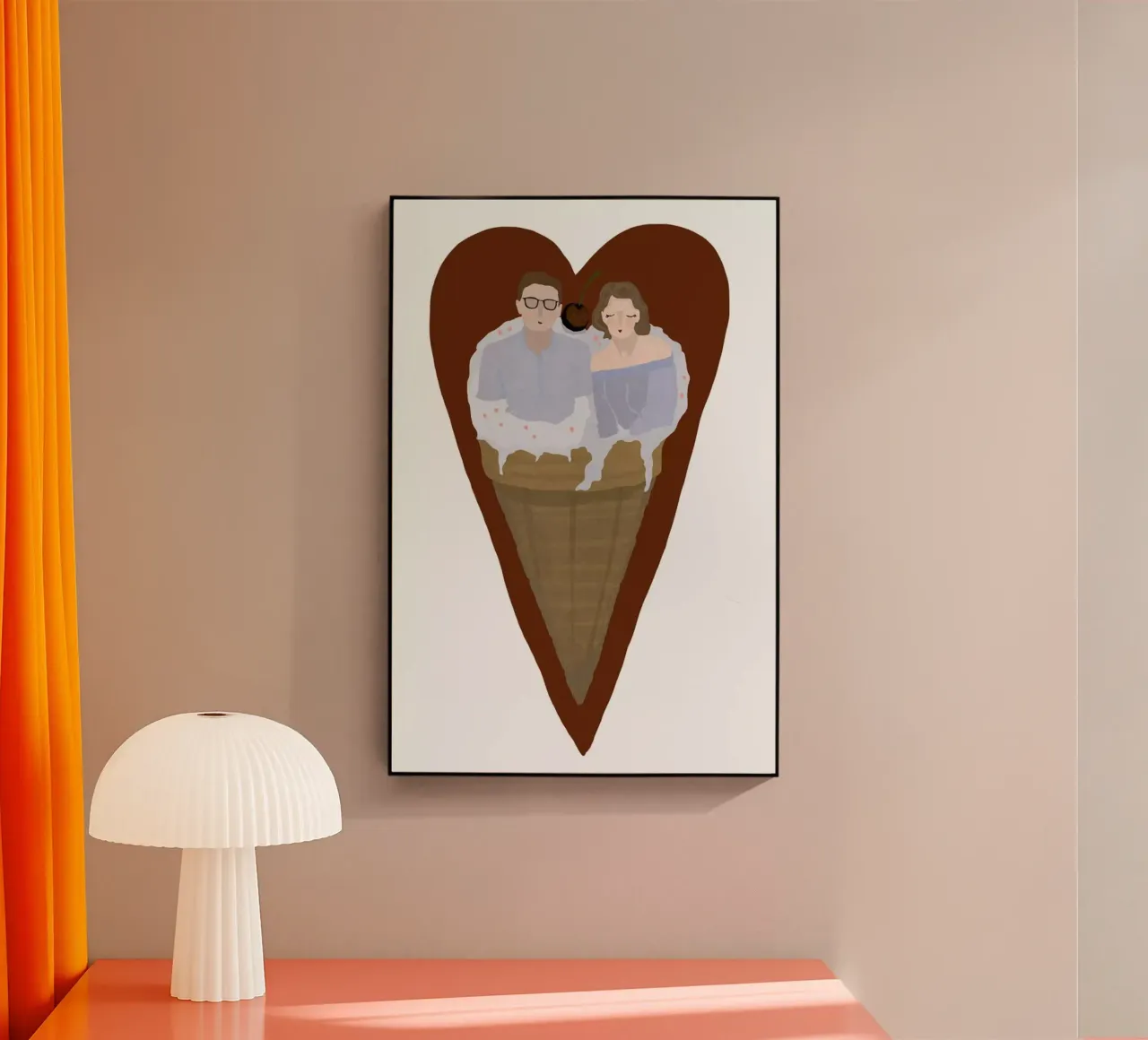 Two Scoops Are Better plexiglass da Amalia Restrepo