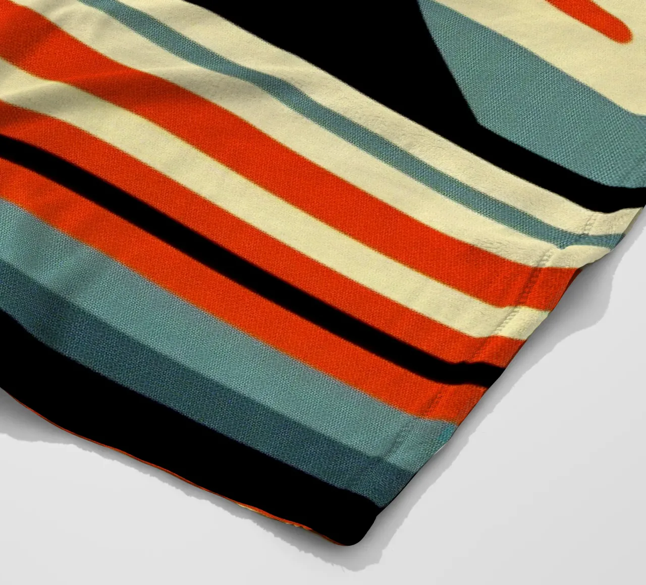 Pyramid with camel - Vintage poster print fleece blanket by posterprints-by-nomad